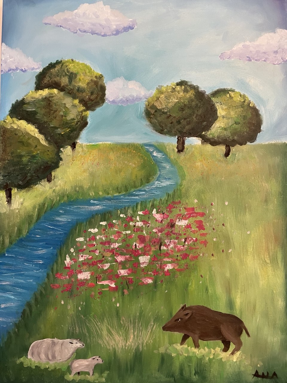 Meadow with Stream