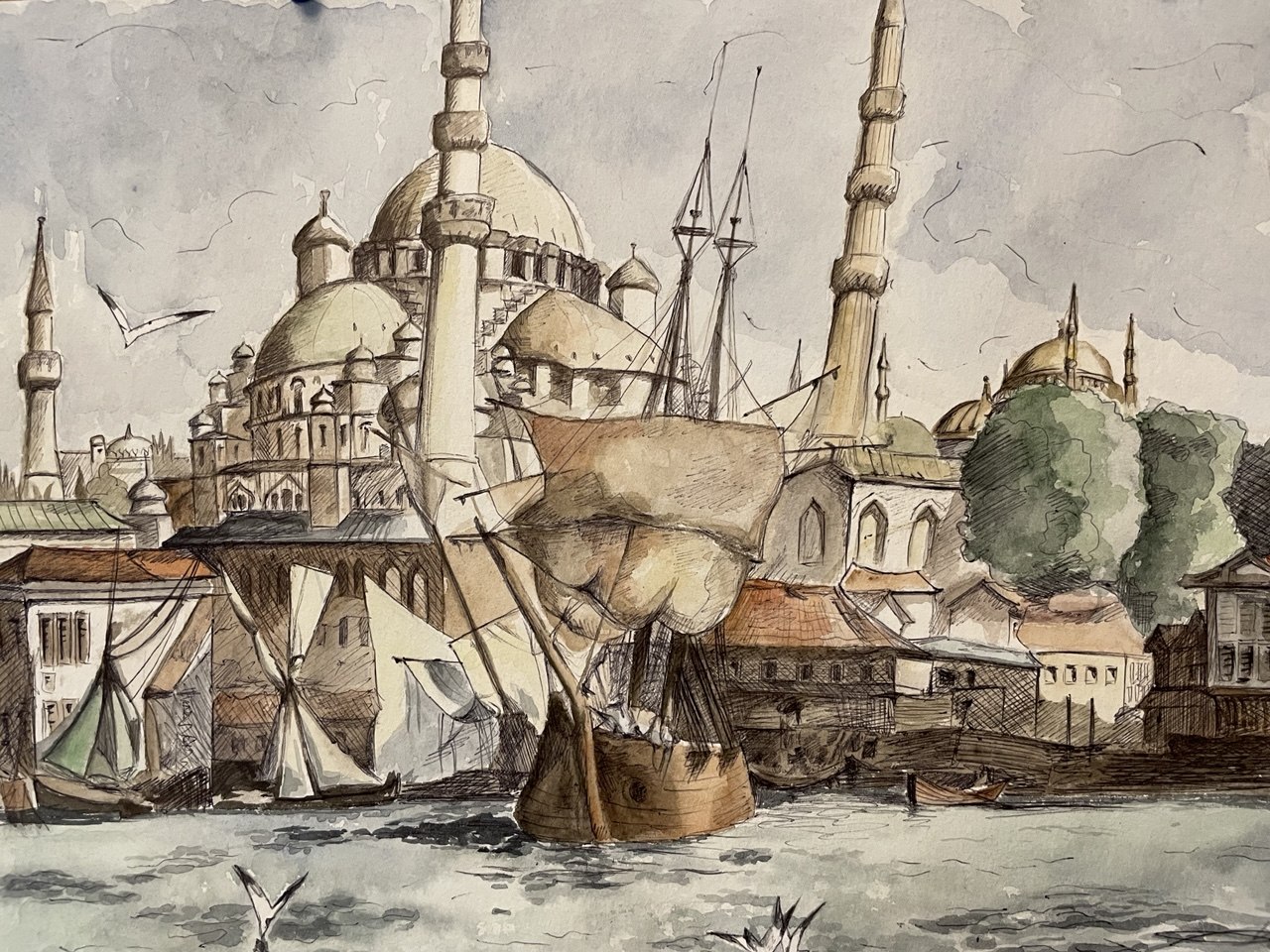 Istanbul, Morning on the Bosphorus